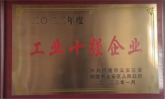 工業(yè)十強(qiáng)