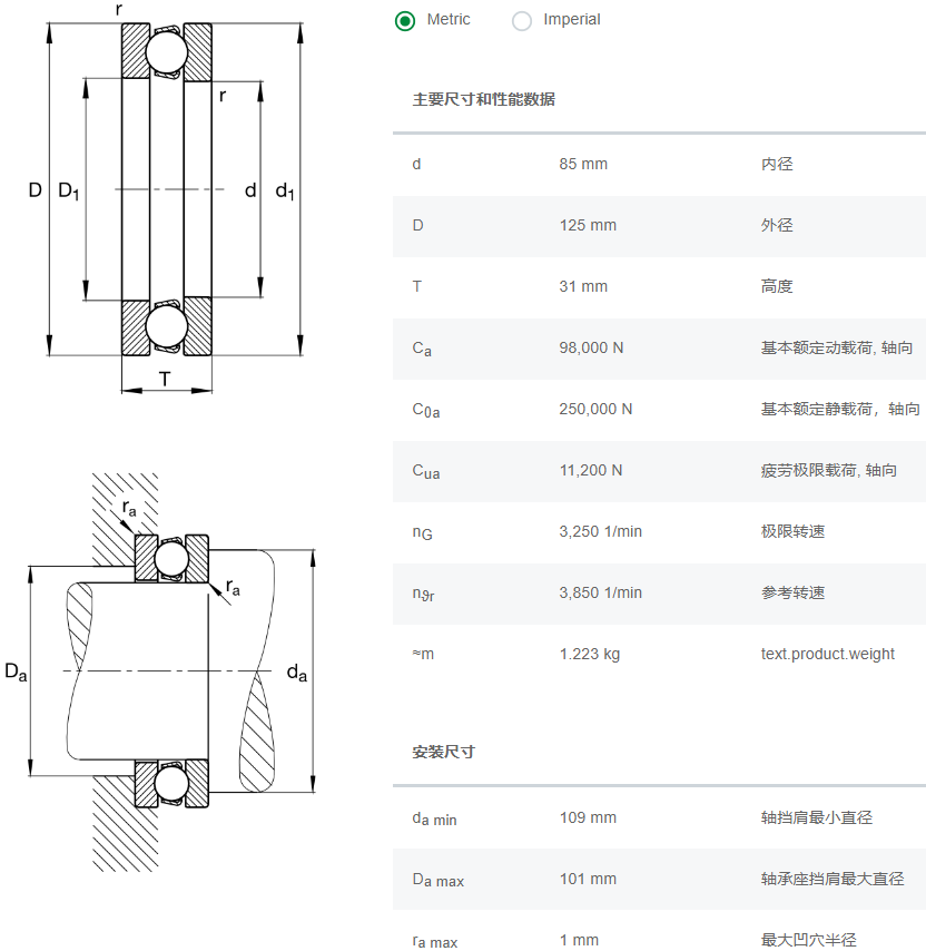 51217軸承數(shù)據(jù)