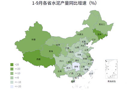 2023前三季度全國各?。ㄊ校┧喈a(chǎn)量增速情況